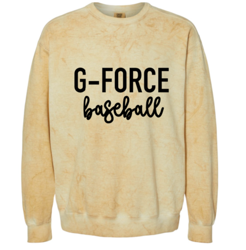 G-Force Puff G-Force Baseball Comfort Color Sweatshirt