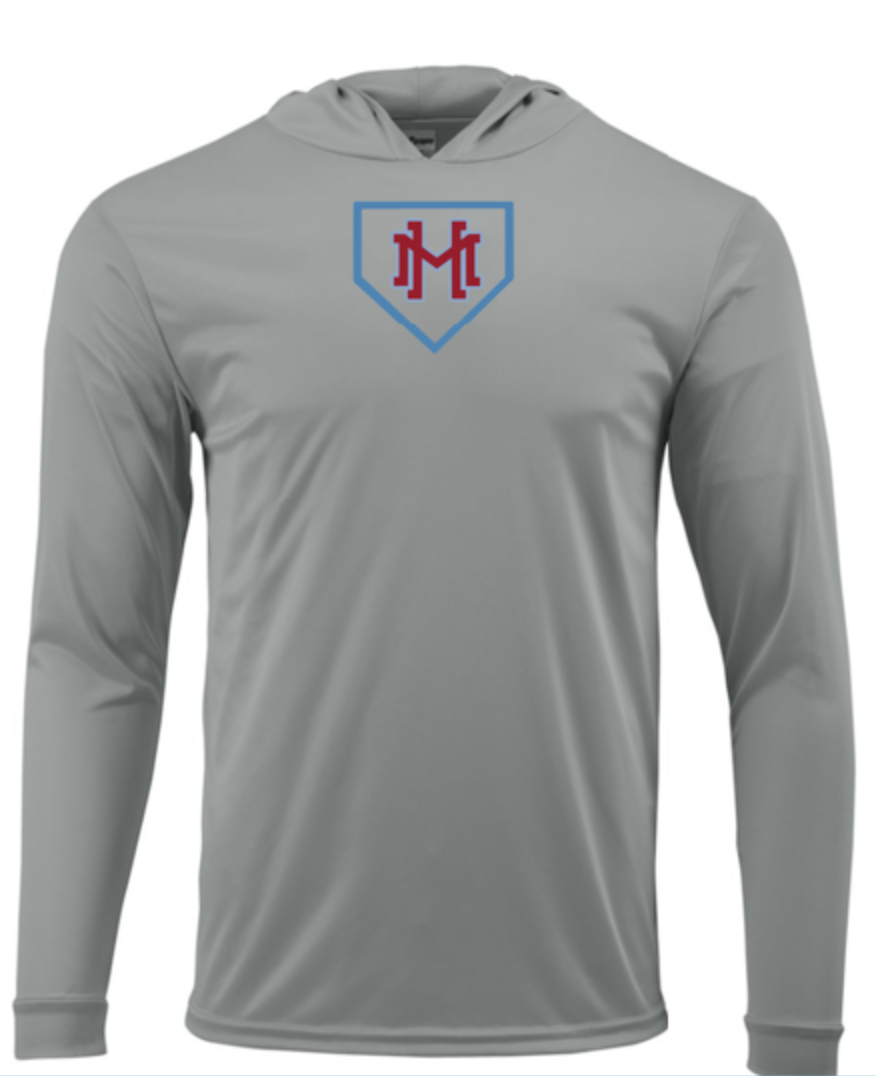 Mud Hens Long Sleeve Hooded Dry-Fit