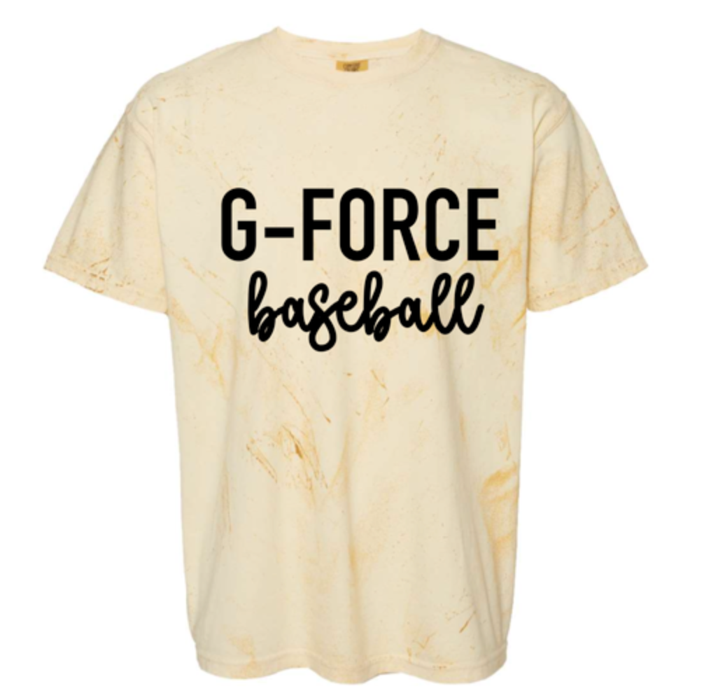 G-Force Puff G-Force Baseball Comfort Color Tee