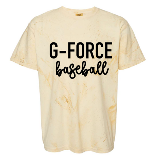 G-Force Puff G-Force Baseball Comfort Color Tee