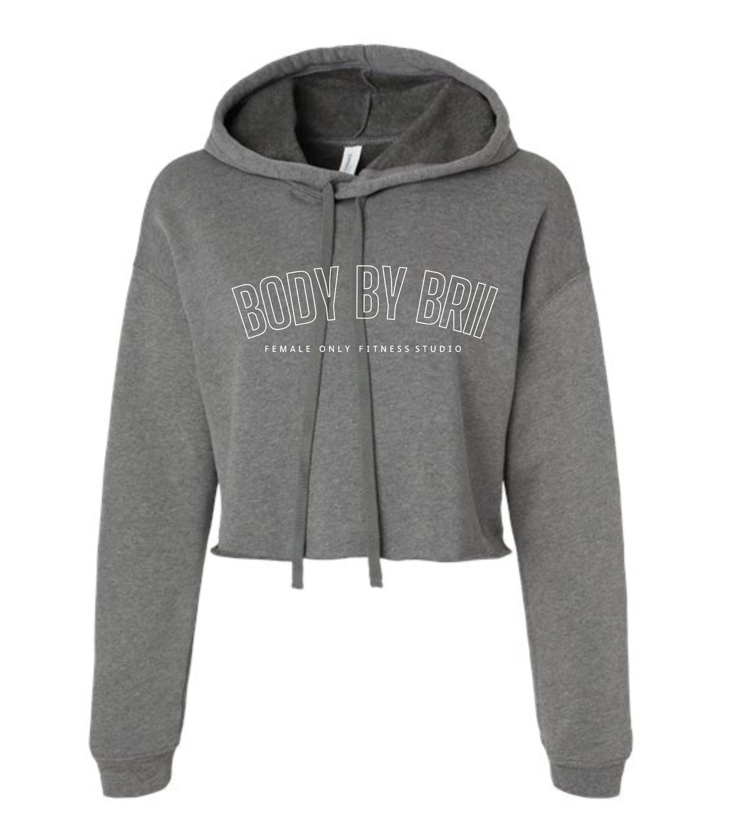 Body By Brii Bella Canvas Cropped Hoodie