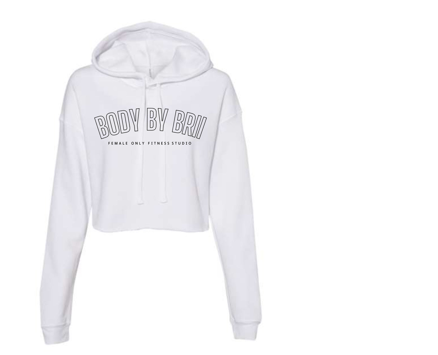 Body By Brii Bella Canvas Cropped Hoodie