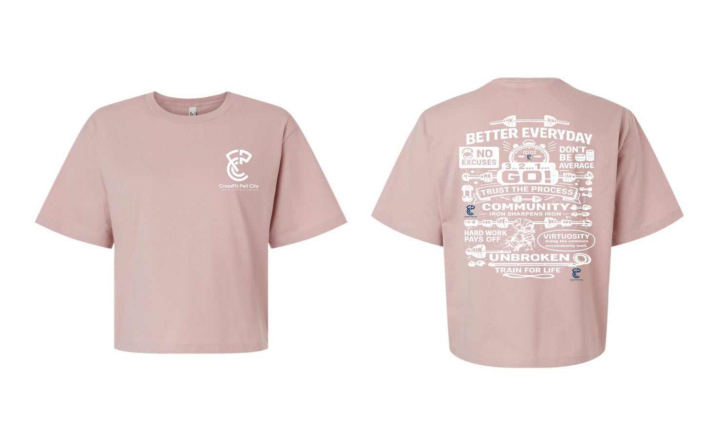 CrossFit Pell City Boxy Typography tee